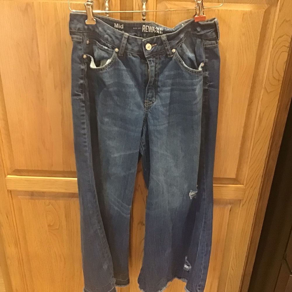 Rewash Vintage Reunion Cropped Jeans size 9